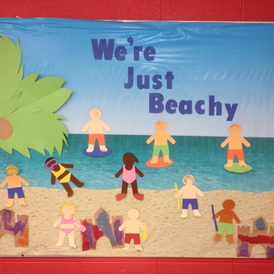 Were-Just-Beachy-Summer-Bulletin-Board-Idea